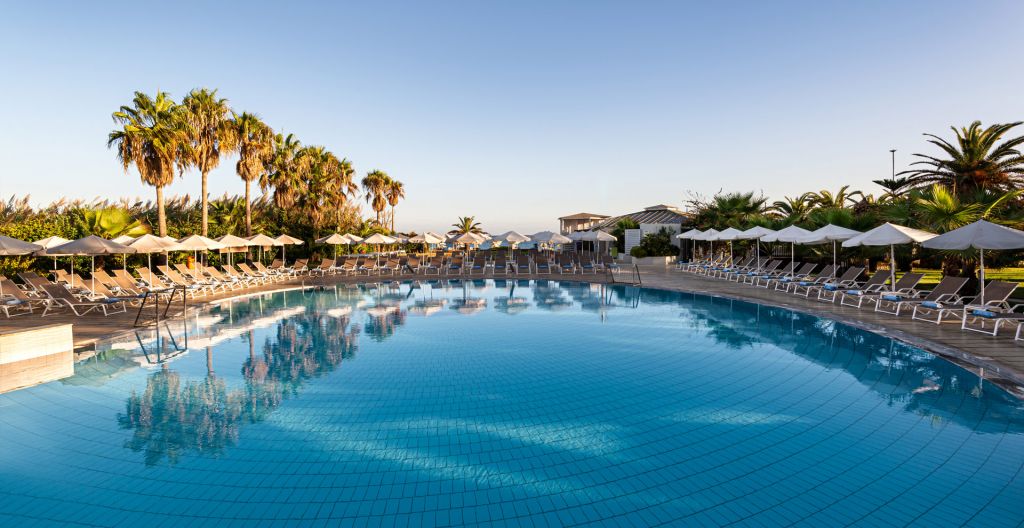 Pool Area | Minos Mare Hotel Rethymnon, Crete